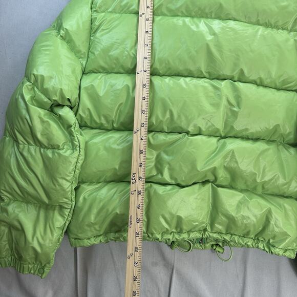 Vintage 90s Moncler Grenoble Green Puffer Jacket Size 2 M - Picture 11 of 12